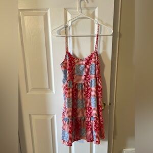Americana patchwork Altrd. State sundress
